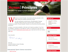 Tablet Screenshot of humanprinciples.com